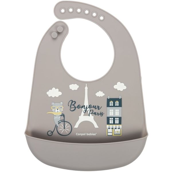 Canpol Babies Canpol babies Bonjour Paris Bibs лигавник Beige 1 бр.