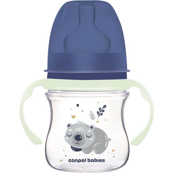 Canpol Babies Canpol babies EasyStart Sleepy Koala 120 ml бебешко шише 0 m+ Blue 120 мл.