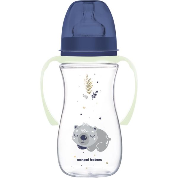 Canpol Babies Canpol babies EasyStart Sleepy Koala 300 ml бебешко шише 12 m+ Blue 300 мл.