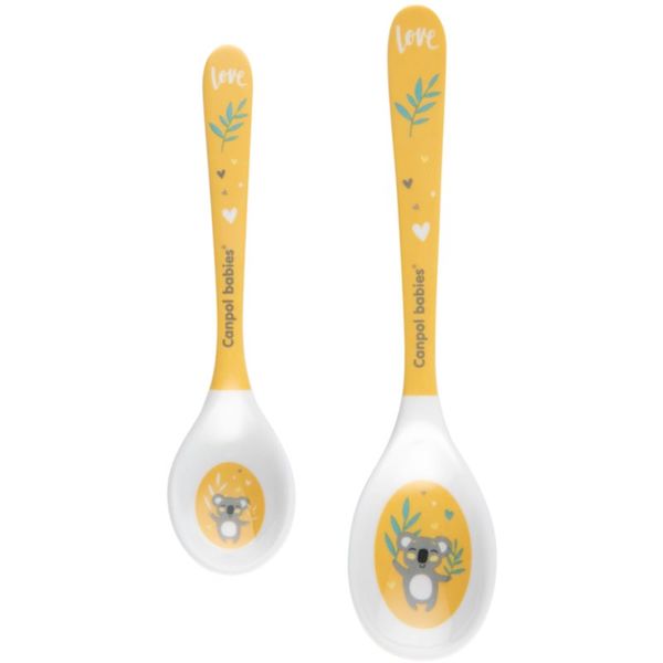 Canpol Babies canpol babies Exotic Animals Spoon лъжичка Yellow 2 бр.