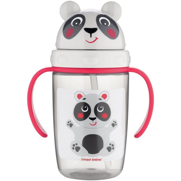 Canpol Babies Canpol babies Hello Little чаша със сламка 9m+ Beige 400 мл.