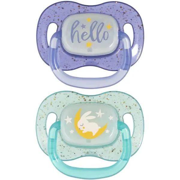 Canpol babies Canpol babies NIGHTGLOW Boy биберон 18m+ 2 бр.