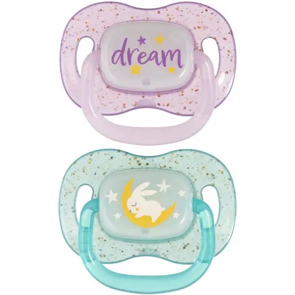 Canpol babies Canpol babies NIGHTGLOW Girl биберон 6-18 m 2 бр.
