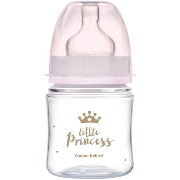 Canpol Babies Canpol babies Royal Baby бебешко шише 0m+ Pink 120 мл.