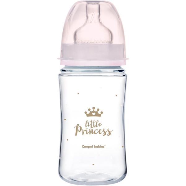 Canpol Babies Canpol babies Royal Baby бебешко шише 3m+ Pink 240 мл.