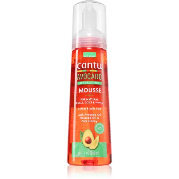 CANTU CANTU Avocado Styling Mousse стилизиращ гел за чуплива и къдрава коса 248 мл.