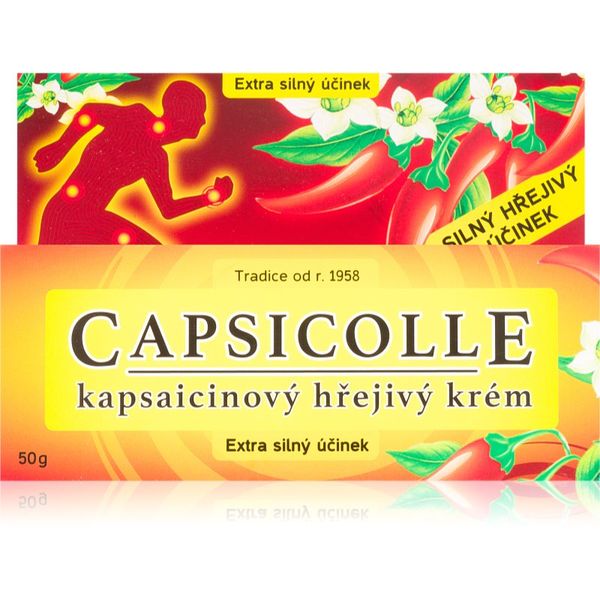 Capsicolle Capsicolle Capsaicin cream hot крем със засилен ефект върху уморени мускули и стави 50 гр.