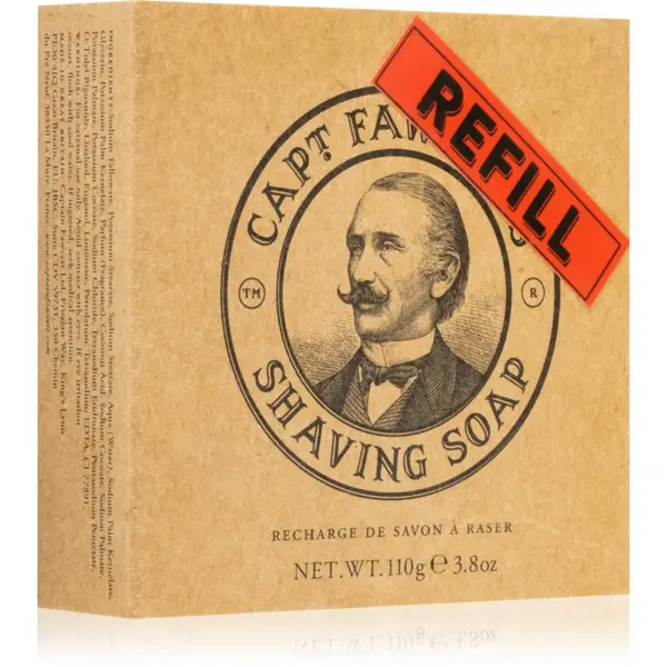 Captain Fawcett Captain Fawcett Shaving Soap Refill сапун за бръснене пълнител за мъже 110 гр.