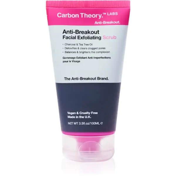 Carbon Theory Carbon Theory Anti-Breakout Facial Exfoliating освежаващ пилинг за лице за проблемна кожа, акне 100 мл.