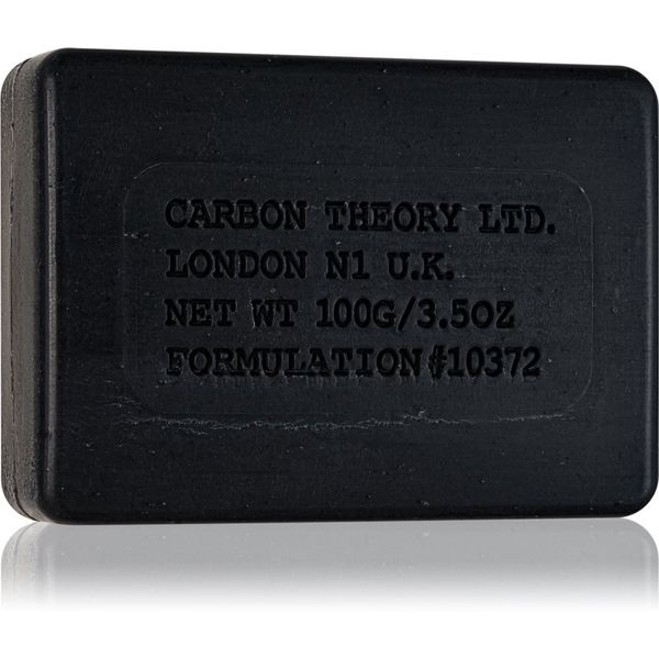 Carbon Theory Carbon Theory Charcoal & Tea Tree Oil почистващ твърд сапун за успокояване на кожата 100 гр.