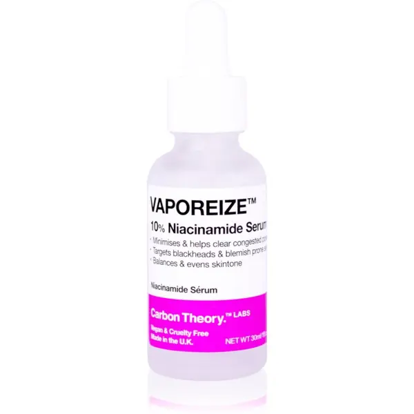 Carbon Theory Carbon Theory Vaporeize 10% Niacinamide Serum серум за лице с ниацинамид и цинк 30 мл.