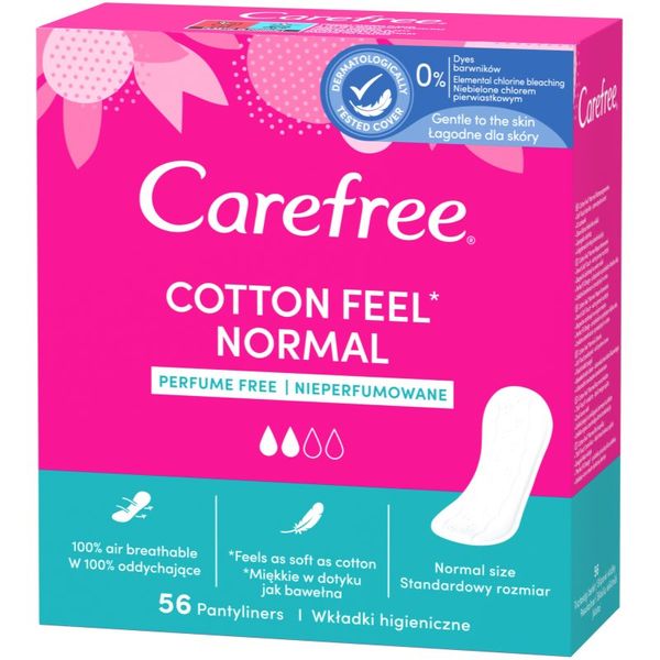 Carefree Carefree Cotton дамски превръзки 56 бр.