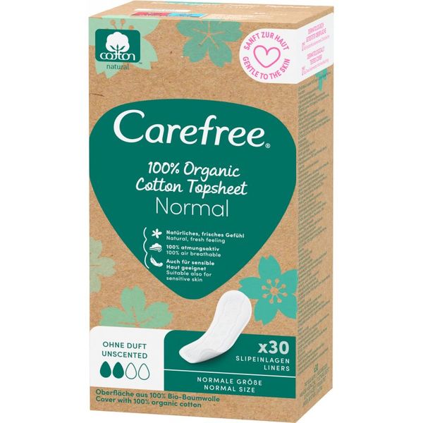 Carefree Carefree Organic Cotton Normal дамски превръзки 30 бр.