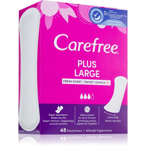 Carefree Carefree Plus Large Fresh Scent дамски превръзки 48 бр.