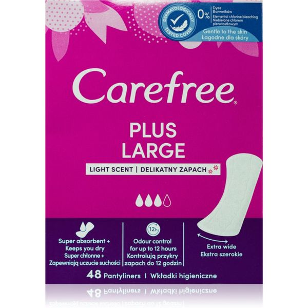 Carefree Carefree Plus Large Light Scent дамски превръзки 48 бр.