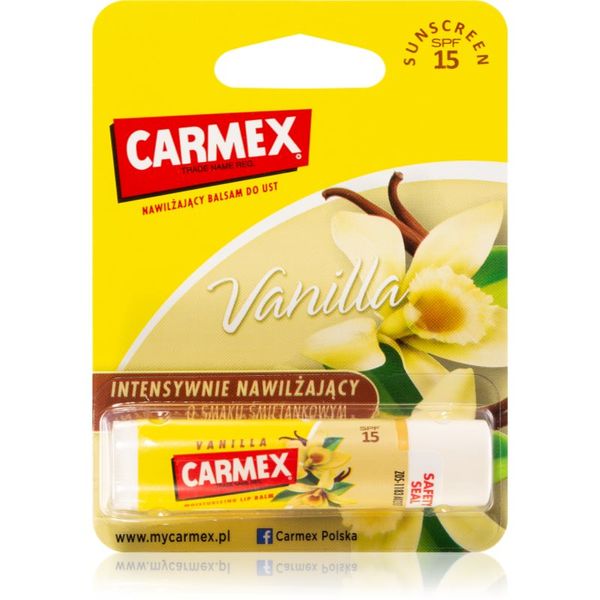 Carmex Carmex Vanilla хидратиращ балсам за устни в тубичка SPF 15 4,25 гр.