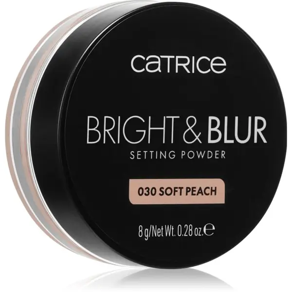 Catrice Catrice Bright & Blur озаряваща насипна пудра цвят 030 Soft Peach 8 гр.