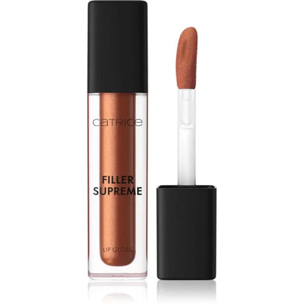 Catrice Catrice Filler Supreme Lip Gloss блясък за устни за по-голям обем цвят 070 Golden Hour Flex 3.2 мл.