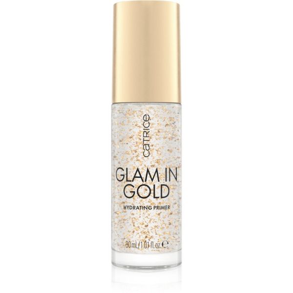 Catrice Catrice Glam In Gold Hydrating Primer хидратираща основа под фон дьо тен с 24 каратово злато цвят 010 Oh My Goldness 30 мл.