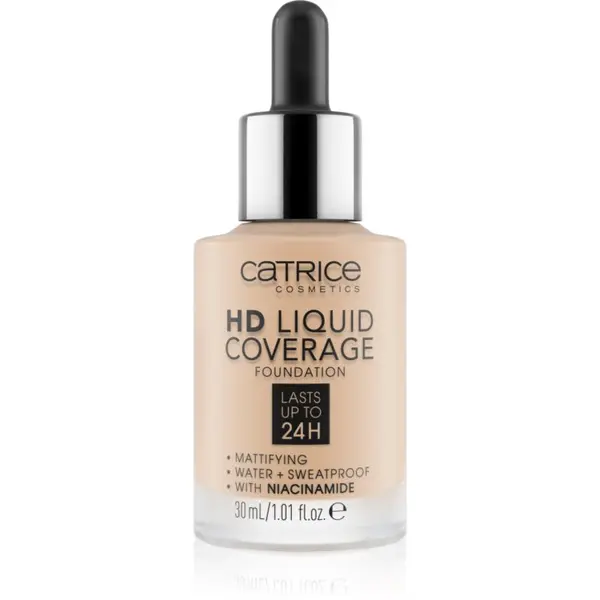 Catrice Catrice HD Liquid Coverage фон дьо тен цвят 010 Light Beige 30 мл.