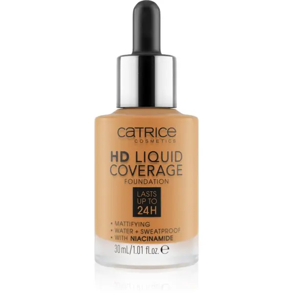 Catrice Catrice HD Liquid Coverage фон дьо тен цвят 066 Warm Toffee 30 мл.
