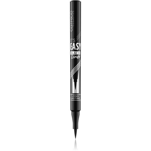 Catrice Catrice It's Easy Black Liner течни очни линии цвят 010 BLACKEST BLACK 1 мл.