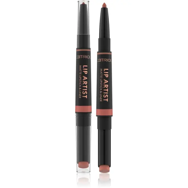 Catrice Catrice Lip Artist Matte Lipstick & Liner червило + молив за устни с матиращ ефект цвят 010 Always Together 1.74 гр.