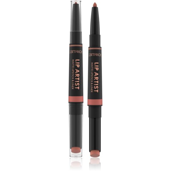 Catrice Catrice Lip Artist Matte Lipstick & Liner червило + молив за устни с матиращ ефект цвят 010 Always Together 1.74 гр.