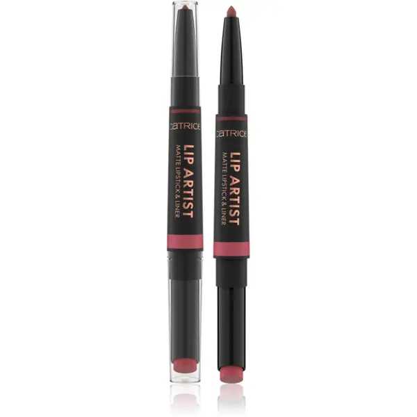 Catrice Catrice Lip Artist Matte Lipstick & Liner червило + молив за устни с матиращ ефект цвят 020 Never Apart 1.74 гр.