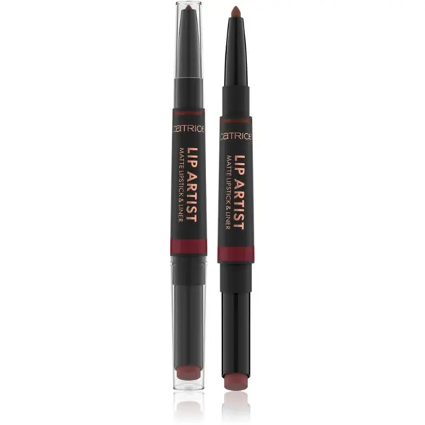 Catrice Catrice Lip Artist Matte Lipstick & Liner червило + молив за устни с матиращ ефект цвят 040 Sisters By Heart 1.74 гр.