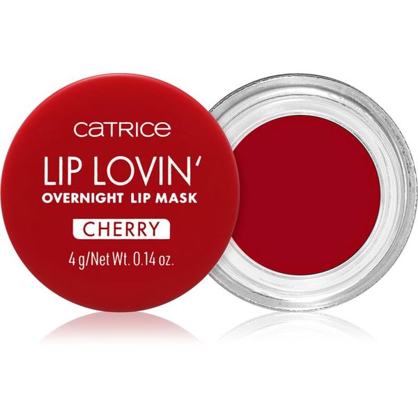 Catrice Catrice Lip Lovin' хидратираща маска за устни за нощ цвят 020 Cherry Pop 4 гр.