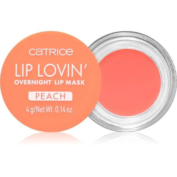 Catrice Catrice Lip Lovin' хидратираща маска за устни за нощ цвят 030 Feelin' Peachy 4 гр.