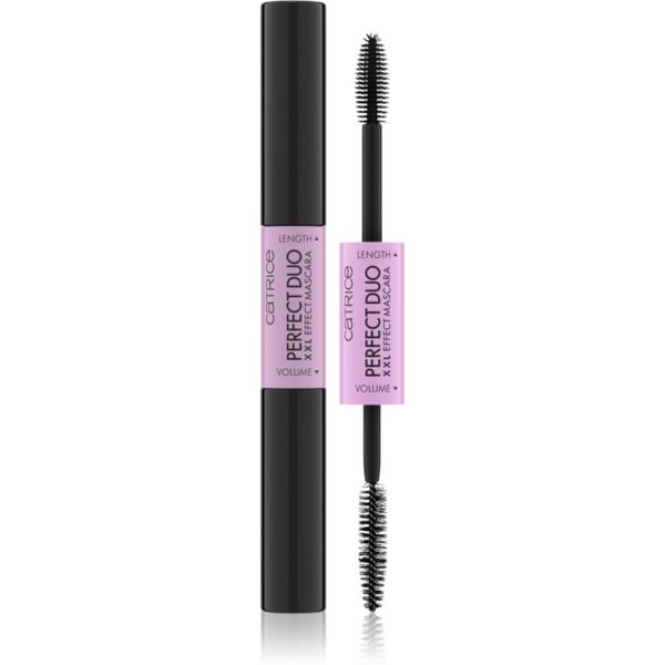 Catrice Catrice Perfect Duo XXL Effect спирала за обем и удължаване на мигли 2 в 1 цвят Black 8 мл.