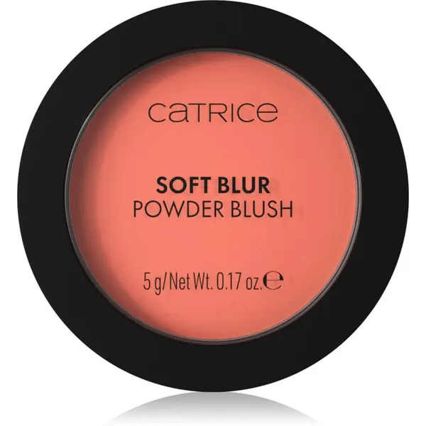 Catrice Catrice Soft Blur Powder Brush руж - пудра с матиращ ефект цвят 020 Coral Cloud 5 гр.
