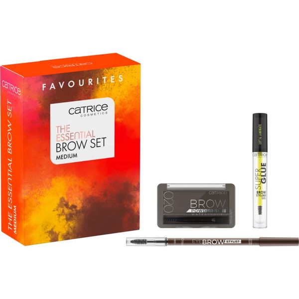 Catrice Catrice The Essential Brow комплект за вежди Medium цвят