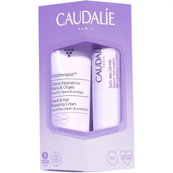 Caudalie Caudalie Vinotherapist Hand & Lip Duo подаръчен комплект с хидратиращ ефект 2 бр.