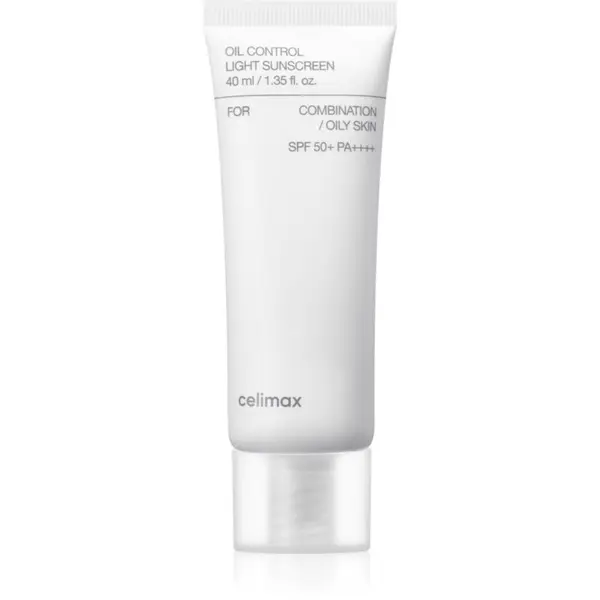 celimax celimax Oil Control Light Sunscreen слънцезащитен крем SPF 50+ за смесена и мазна кожа 40 мл.