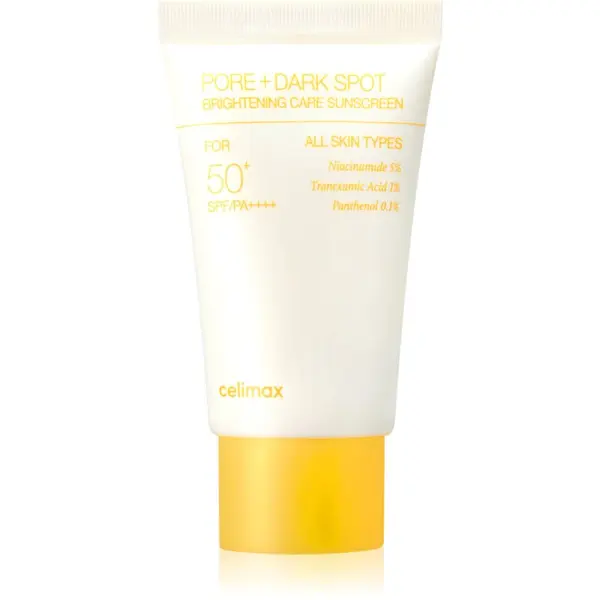celimax celimax Pore+Dark Spot Brightening Care Suncream слънцезащитен озаряващ крем SPF 50+ 50 мл.