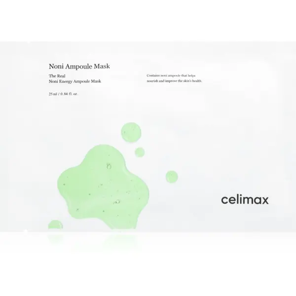celimax celimax The Real Noni хидратираща платнена маска за стягане на кожата 25 мл.