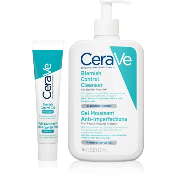 CeraVe CeraVe Blemish Control Cleanser комплект против несъвършенства на кожата