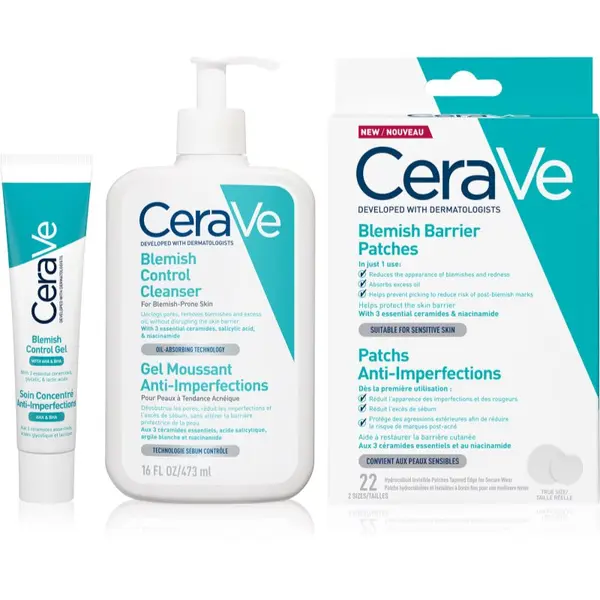 CeraVe CeraVe Cleansers Blemish Control Cleanser комплект за проблемна кожа