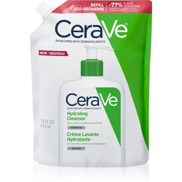 CeraVe CeraVe Cleansers Hydrating Cleanser почистваща емулсия с хидратиращ ефект 473 мл.