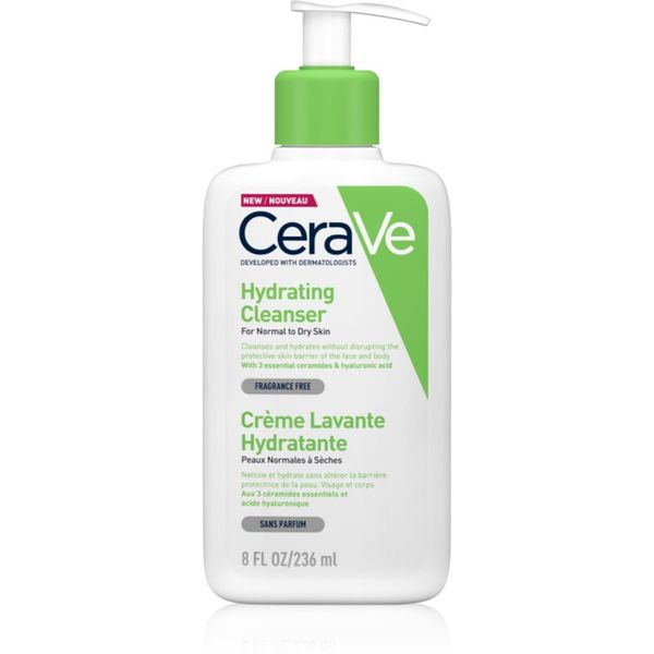 CeraVe CeraVe Hydrating Cleanser почистваща емулсия с хидратиращ ефект 236 мл.