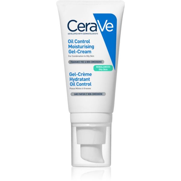 CeraVe CeraVe Oil Control Moisturising Gel-Cream хидратиращ гел крем за смесена кожа 52 мл.