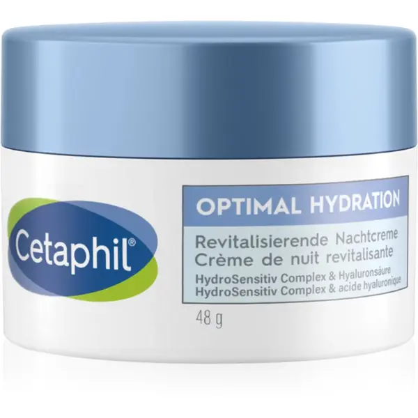 Cetaphil Cetaphil Optimal Hydration Replenishing Night Cream хидратиращ нощен крем за чувствителна кожа на лицето 48 гр.
