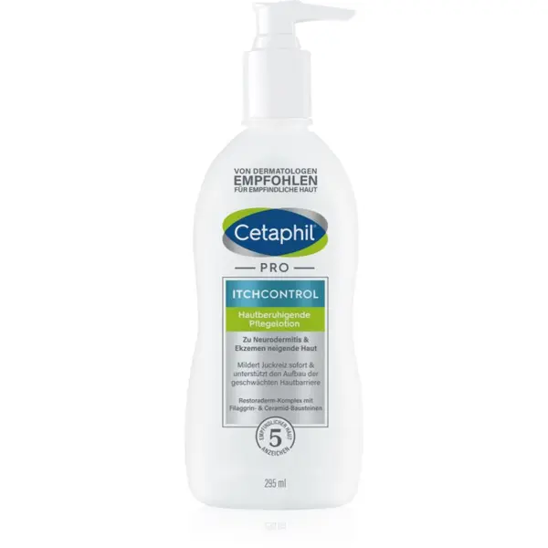 Cetaphil Cetaphil PRO ItchControl Lotion тоалетно мляко за тяло за суха към атопична кожа 295 мл.
