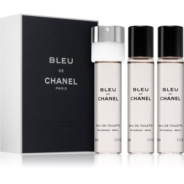 Chanel Chanel Bleu de Chanel тоалетна вода пълнител за мъже 3 x 20 мл.