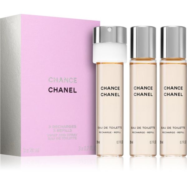 Chanel Chanel Chance тоалетна вода за жени 3 x 20 мл.