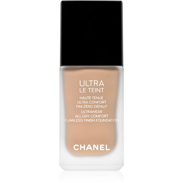 Chanel Chanel Ultra Le Teint Flawless Finish Foundation дълготраен матиращ фон дьо тен да уеднакви цвета на кожата цвят BR42 30 мл.