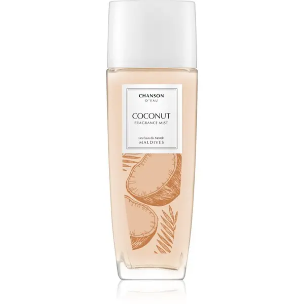 Chanson Chanson Chanson d'Eau Les Eaux Du Monde Coconut спрей за тяло за жени 75 мл.